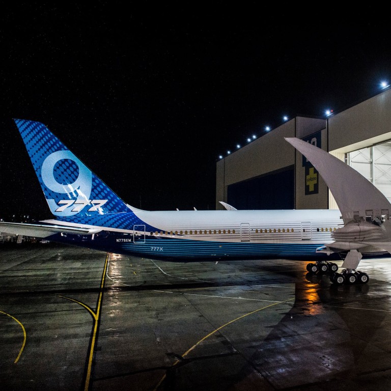 Boeing 777X is expected to enter service in 2020 with its launch customer, Emirates, the largest operator of the current-generation Boeing 777. Photo: Boeing