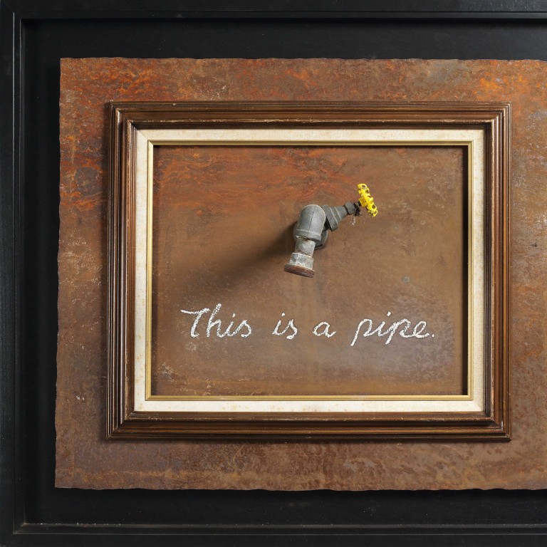 ‘This is a pipe’ by Banksy will probably sell for anything from HK$2.8 million to HK$3.8 million.