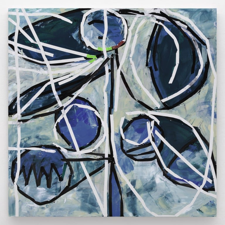 Untitled, 2018, Heimo Zobernig, acrylic on canvas. This year, Simon Lee Gallery will present new paintings by Austrian artist Zobernig both at Art Basel and in a parallel solo exhibition. Photo: Georg Petermichl