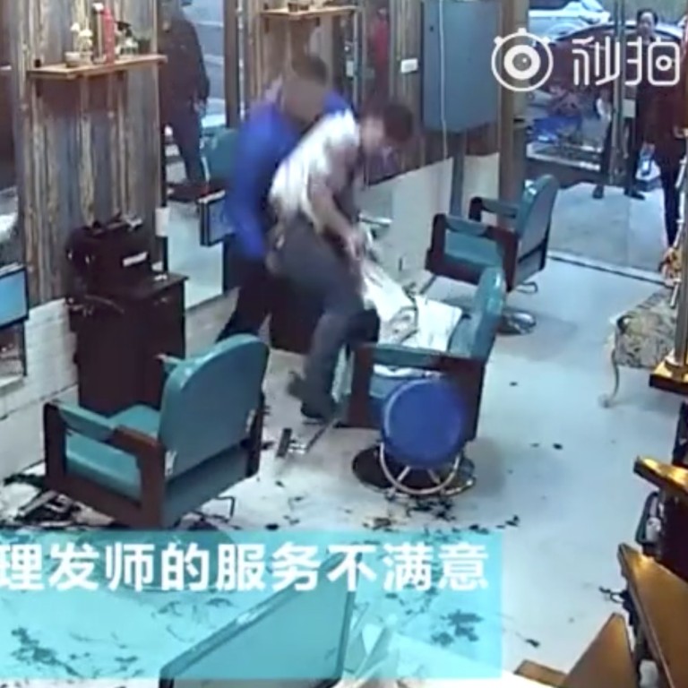 Bad Hair Day Chinese Man Arrested For Attacking Barber With His
