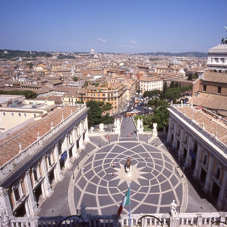 The piazza of the Capitoline Museums. Gucci’s Cruise 2020 fashion show will be held at the museum in May. Photo: Roberto Lucignani