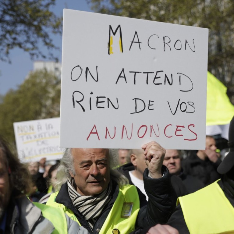 French President Emmanuel Macron To Unveil New Concrete Measures To Allay Yellow Vest Anger South China Morning Post