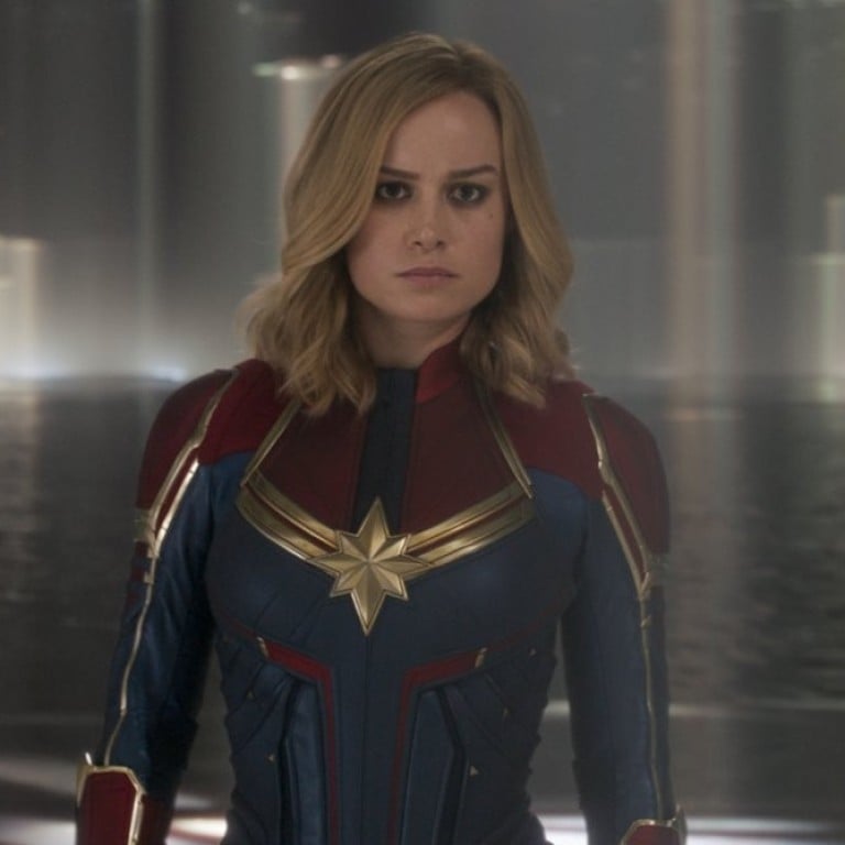 Actress Brie Larson as the eponymous heroine of the film Captain Marvel, which is the seventh Marvel film to pass the US$1 billion mark at the global box office. Photo: Marvel Studios