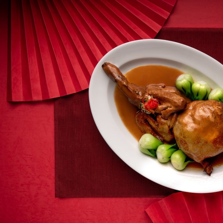 Eight treasures duck at Celestial court, one of the many royal Chinese dishes to try at a slew of fine restaurants in Hong Kong.