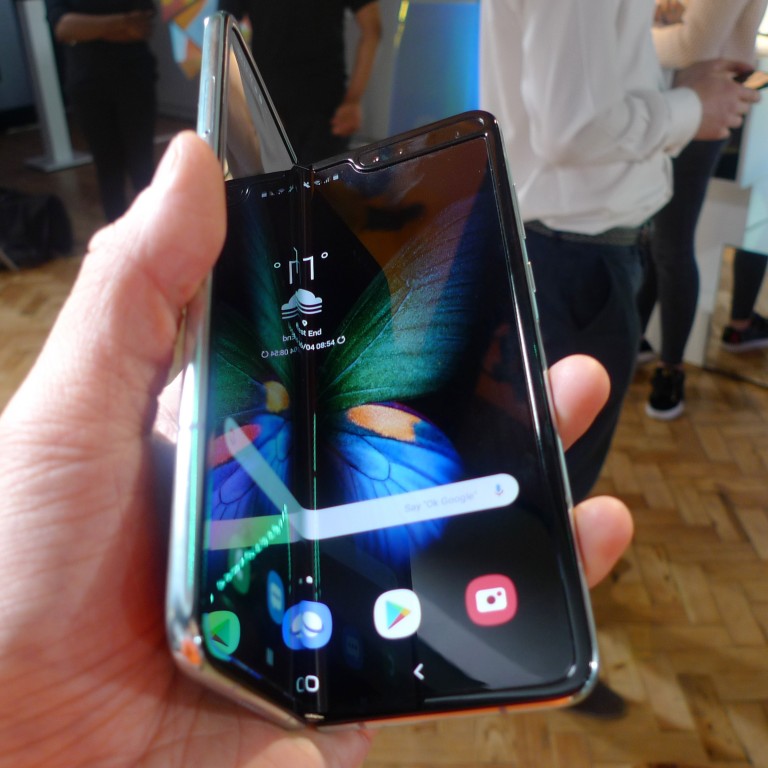 Samsung is hoping the innovation of smartphones with folding screens will reinvigorate the market. Photo: Kelvin Chan/AP Photo