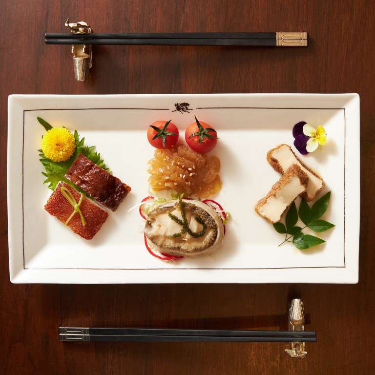 An appetiser combination from Tang Chi Keung, the guest chef at The Peninsula Hong Kong’s Spring Moon Chinese restaurant from May 9 until the end of June.