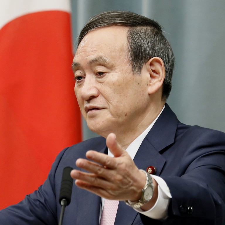 us tripjapan's chief cabinet secretary yoshihide suga sparks