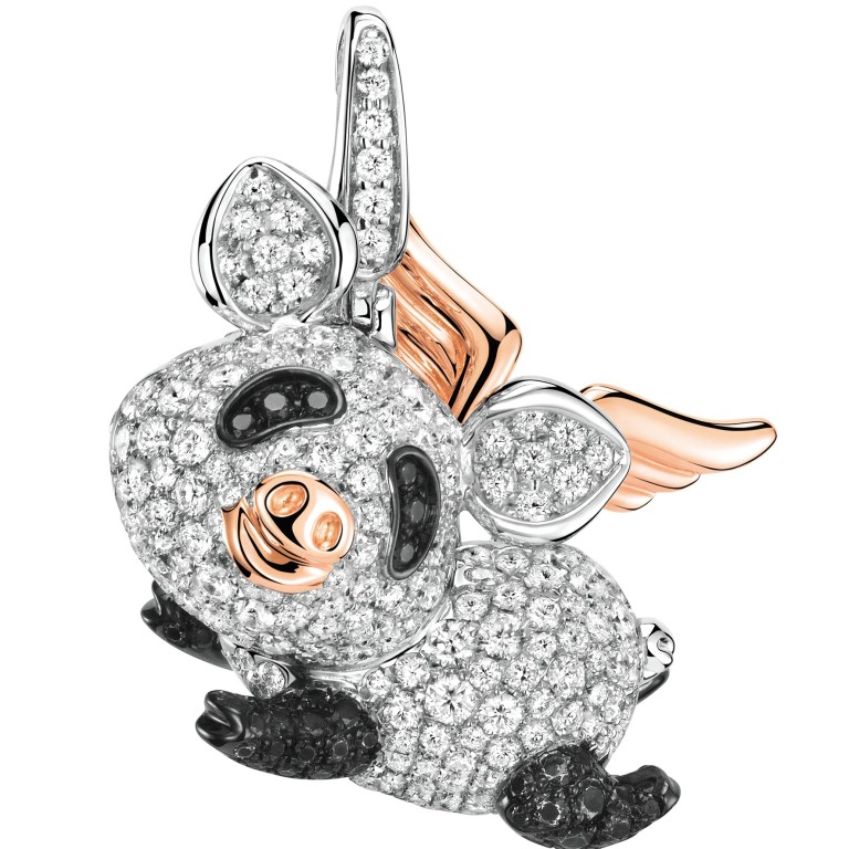 Qeelin’s Flying Pig Bo Bo is an example of how each client’s bespoke requirements are balanced with creativity and practicality, while ensuring the jeweller’s signature style is imbued into the final piece.