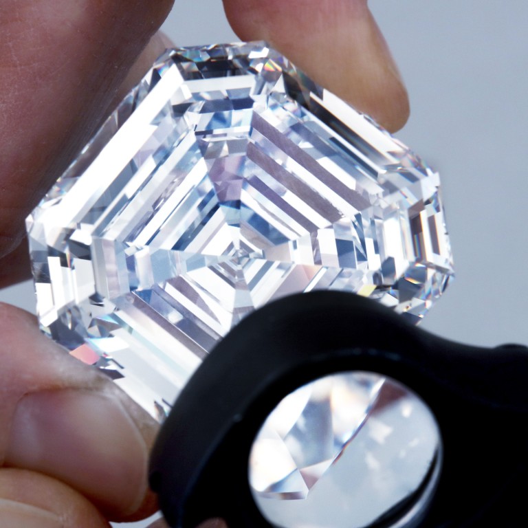 Graff’s Lesedi La Rona is the largest square emerald cut diamond in the world. Photo: Donald Woodrow