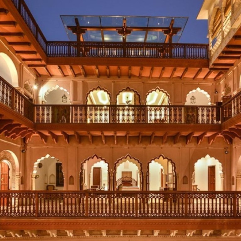 Commended by Unesco for its efforts to preserve cultural heritage, Haveli Dharampura was, up until a decade ago, crumbling. It now boasts entirely refurbished floors and Indo-Islamic archways. Photo: Instagram