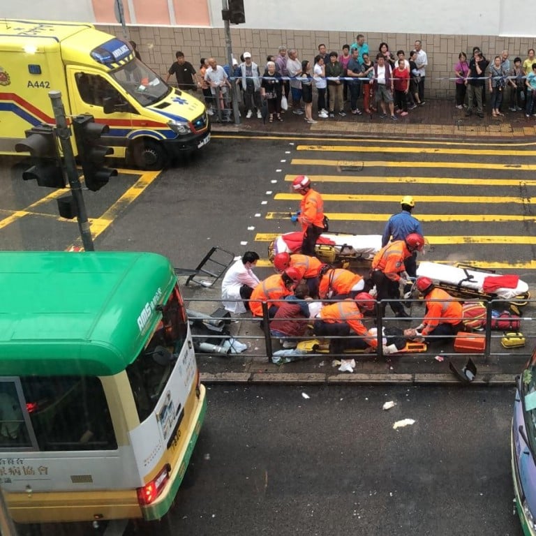 Ten hurt in Hong Kong Island taxi crash during morning commute | South ...