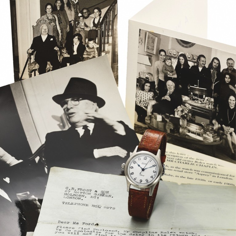 Charlie Chaplin’s Rolex Oyster, made in about 1945, attracted huge interest when it was sold at auction in 2013 for US$51,250.