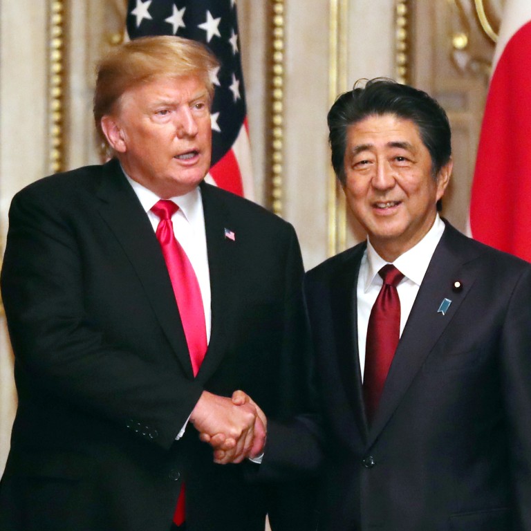 Donald Trump Insists Very Smart Kim Jong Un Knows He Must Give Up Nukes And Backs Shinzo Abe To Meet One On One South China Morning Post