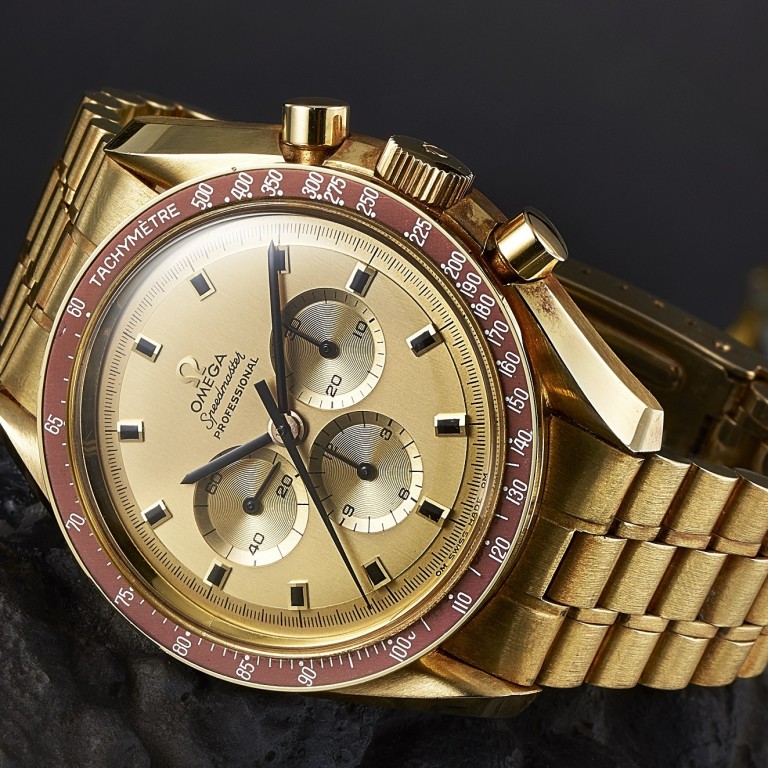 Omega 1969 Speedmaster Professional ‘Moon Watch’ in yellow gold