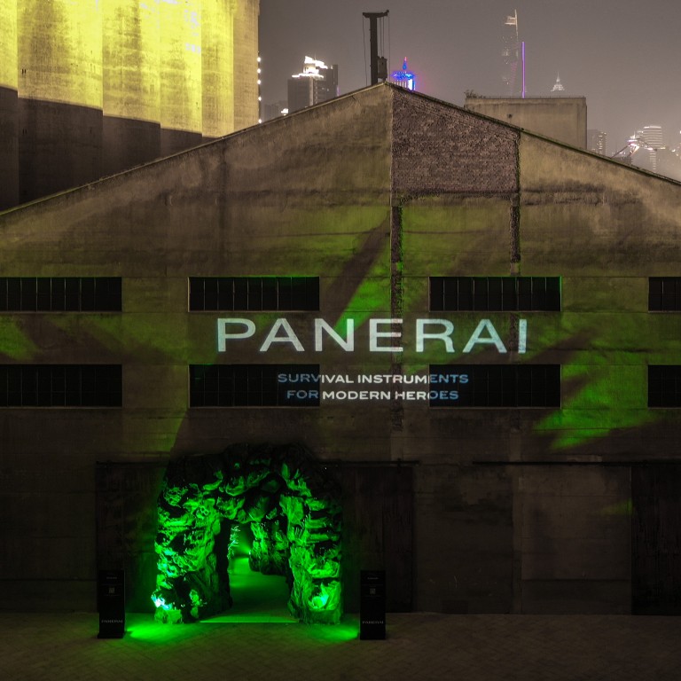 Panerai's ‘underwater’ Survival Instruments for Modern Heroes event – featuring two of the Italian luxury watchmaker’s timepieces – at Minsheng Art Pier in Shanghai.