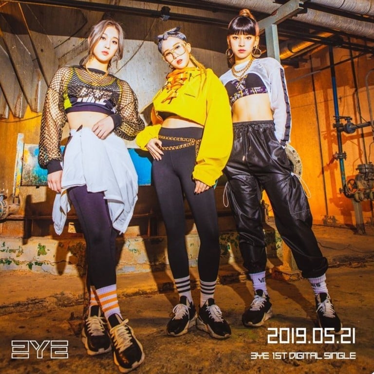 The three-member K-pop girl group, 3YE, featuring (from left) Ha-eun, Yuji and Yurim, released its debut single, Do Ma Thang, Photo: Fortune Entertainment