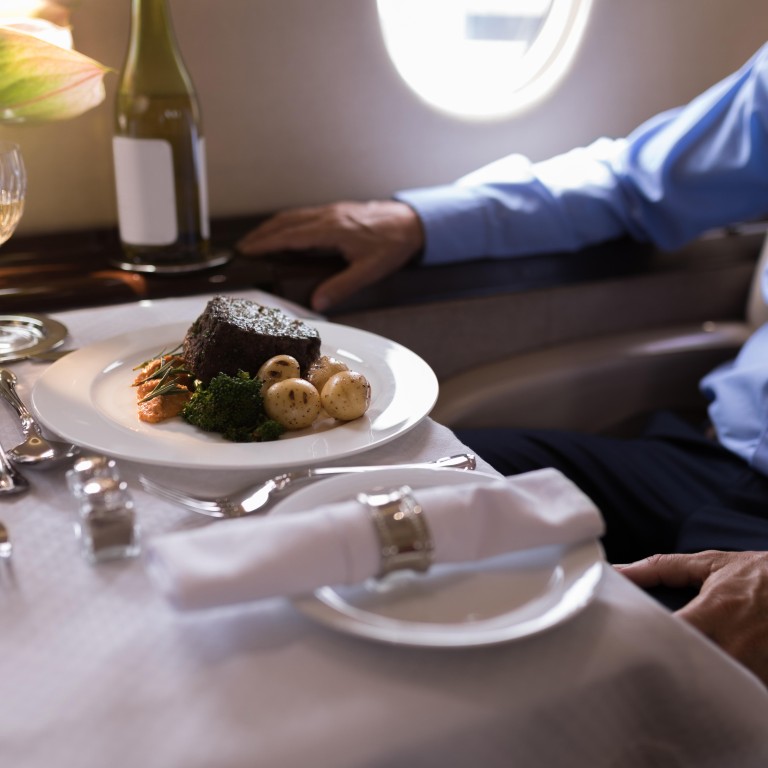 Serving Caviar on a Private Jet 