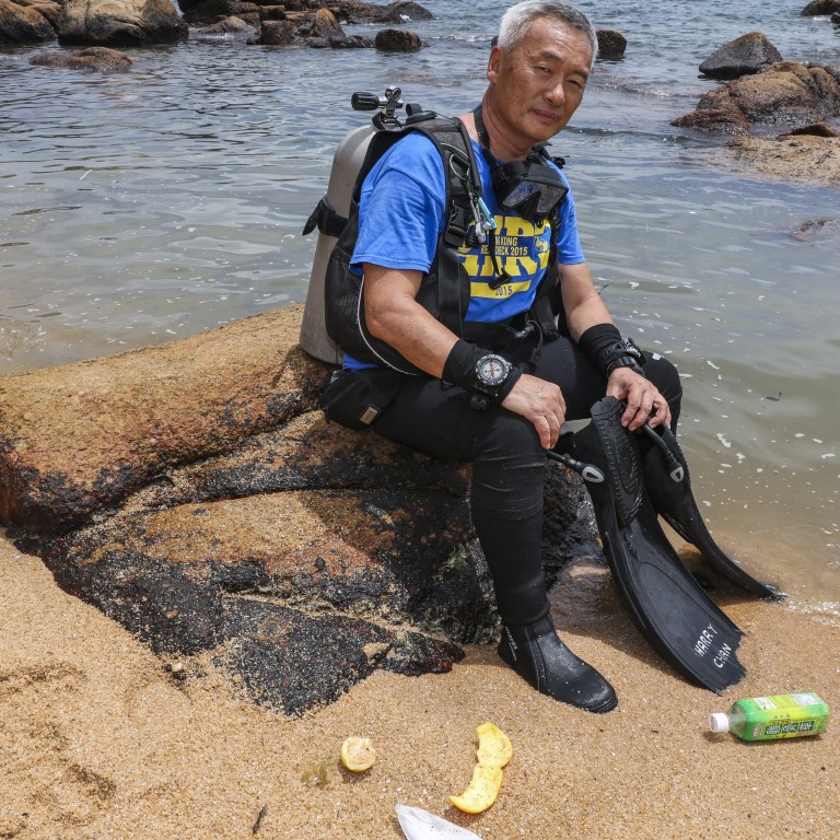 Hong Kong diver, 66, wages marine war against ocean's ...