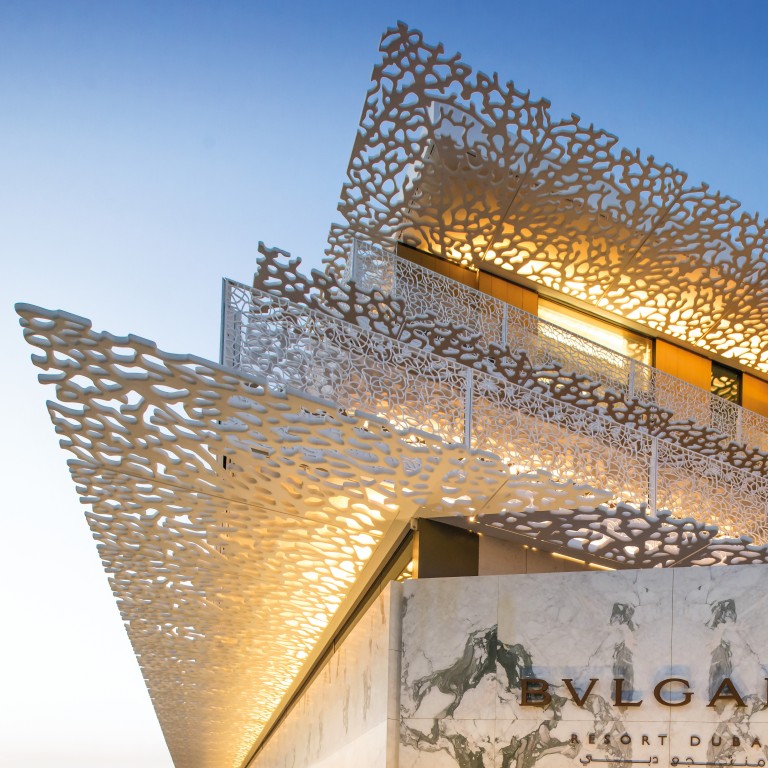 The Bulgari Resort & Residences Dubai, with homes located on the same site as the hotel, is inspired by an upscale Mediterranean village.