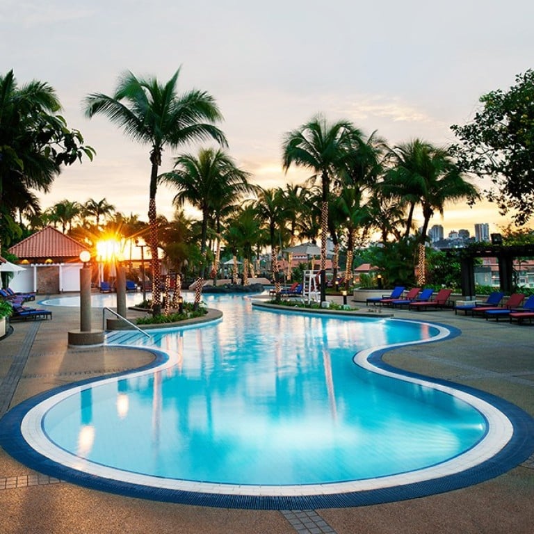 The swimming pool at the luxury hotel, Le Méridien Kuala Lumpur, is the perfect place to unwind.