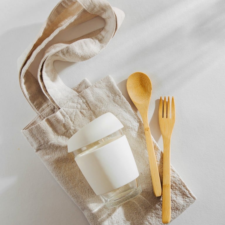 Adopting eco-friendly habits, such as carrying a cloth shopping bag, bamboo cutlery and a reusable coffee mug, will help you to cut out the use of plastics – and reduce waste – in your daily life.