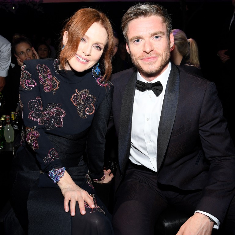 Actress Julianne Moore (left) and British actor Richard Madden attend Swiss jeweller Chopard’s Love Night gathering at last month’s Cannes Film Festival in France. Photo: Getty Images for Chopard