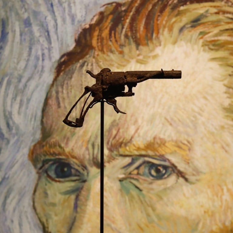 The Lefaucheux revolver believed to be the gun used by Dutch painter Vincent van Gogh to kill himself in France in July 1890 will be auctioned in Paris on Wednesday. Photo: AFP