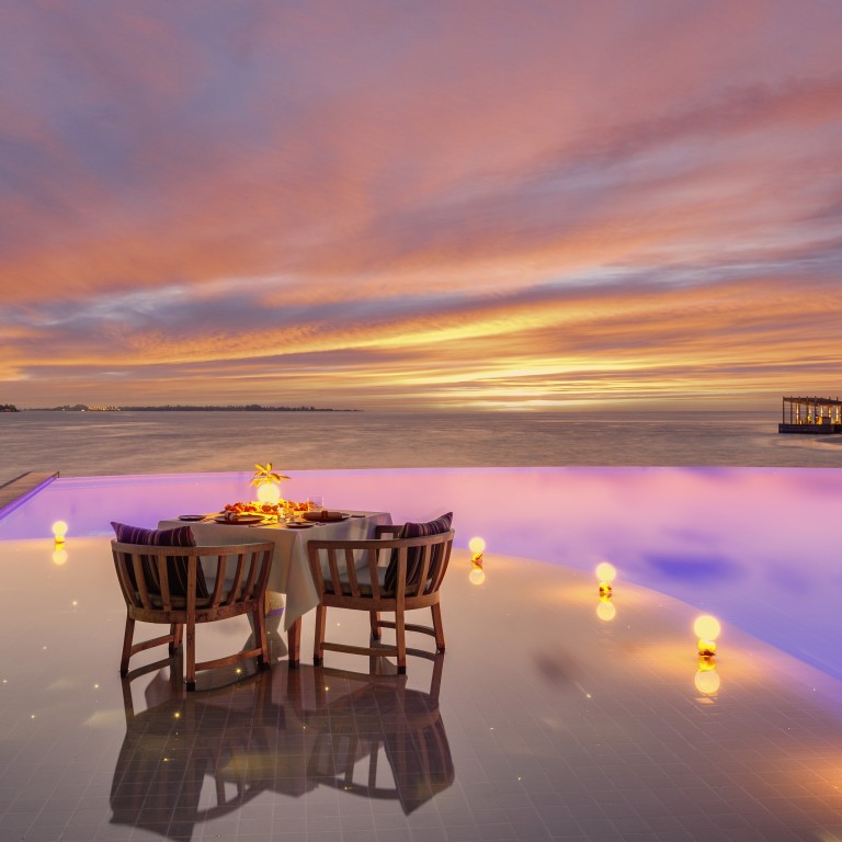 Those in search of Zen without the kids could find it at a romantic dinner table set for two like this one at the Kudadoo Maldives Private Island. There is a growing demand for adult-only resorts away from the rat race and more resorts are beginning to cater for this market.