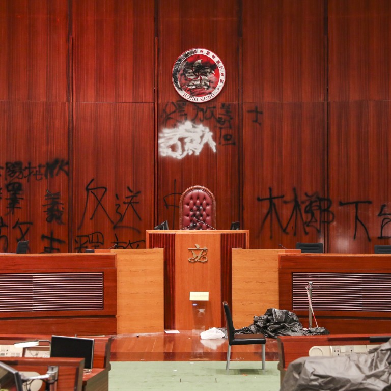 Damage To Hong Kong S Legislative Council Caused By Protesters On July 1 Will Cost More Than Hk 40 Million To Repair Says Boss Andrew Leung South China Morning Post