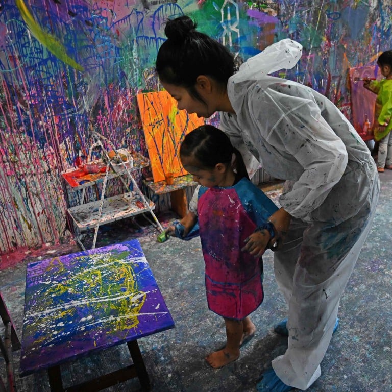 Paint Relief How Singaporeans Make Messy Art To De Stress From Daily Life South China Morning Post