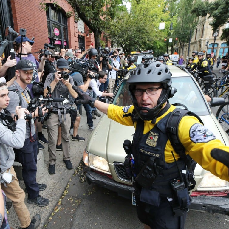 Arrests Made And Weapons Seized As Us City Of Portland Hosts Duelling Far Right And Anti Fascist Rallies South China Morning Post