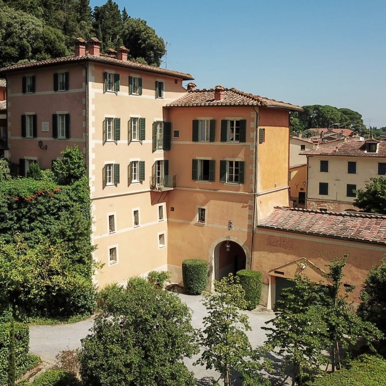 The summer home of fashion designer Valentino Garavani and his lifetime partner, businessman Giancarlo Giammetti, in the town of Cetona in Tuscany, Italy, which the couple are selling for US$13 million.