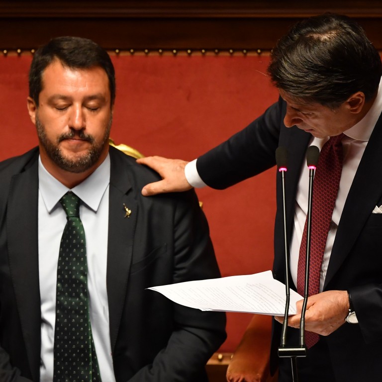 Italy PM Giuseppe Conte resigns, launches blistering attack on deputy Matteo Salvini | South ...