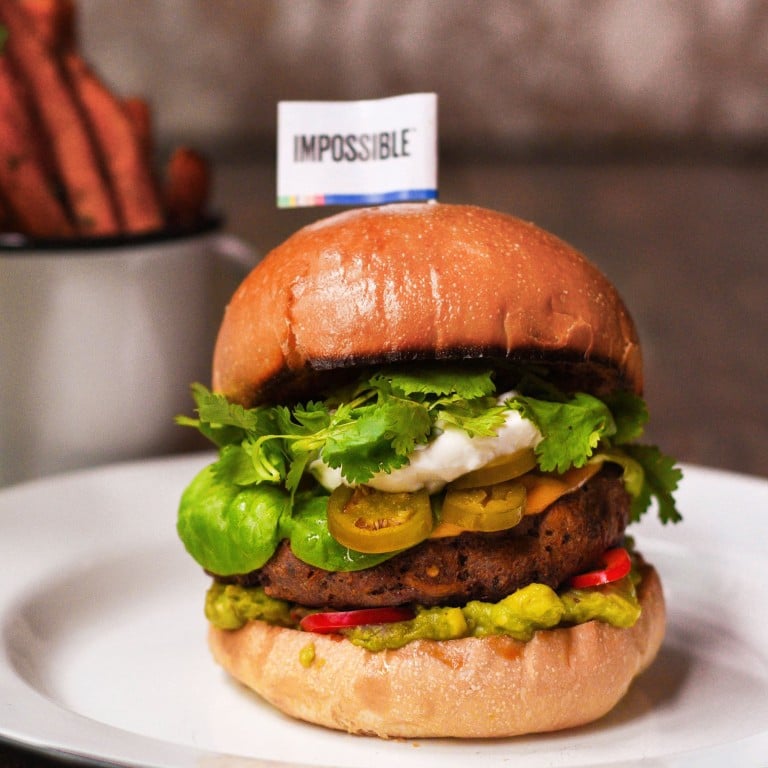 Impossible chorizo burger at Beef & Liberty in Wong Chuk Hang. This is the popular burger brand’s fourth branch in Hong Kong.