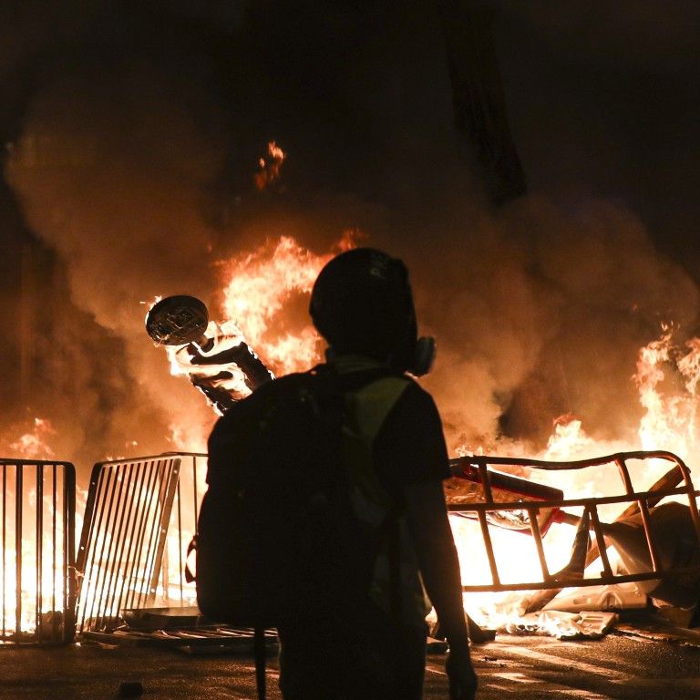 Hong Kong Burns In Night Of Violent Protest With Live Rounds Shot