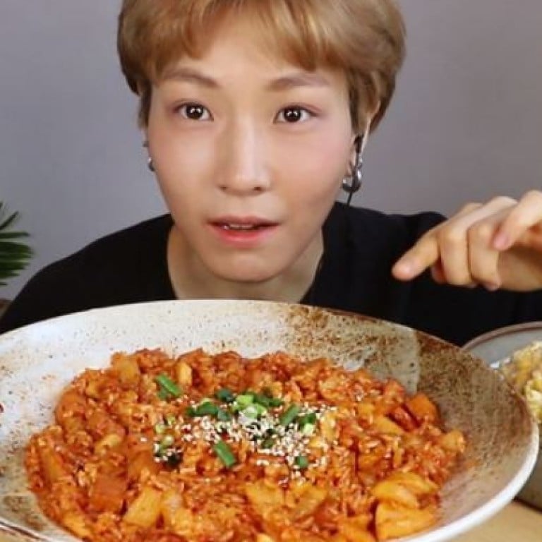 Chang Ji-eun uploads vegan mukbang videos on her YouTube channel, ‘jiAang Dan’. Courtesy of Chang Ji-eun