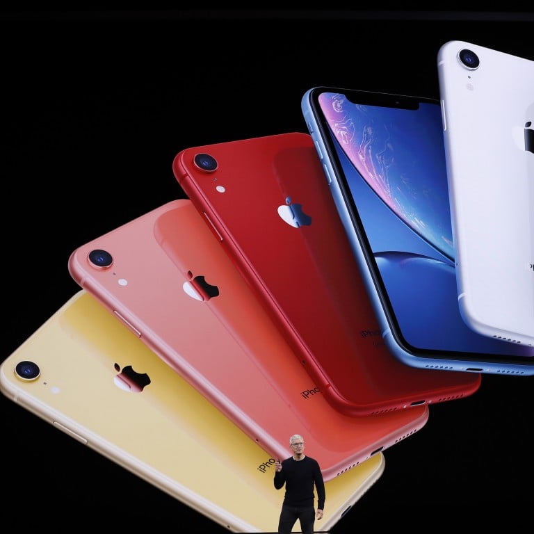 CEO Tim Cook unveils the iPhone 11 at an Apple event at their headquarters in Cupertino, California, US. Photo: Reuters