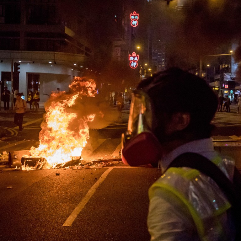 Hong Kong has been gripped by protests for months. Photo: Bloomberg