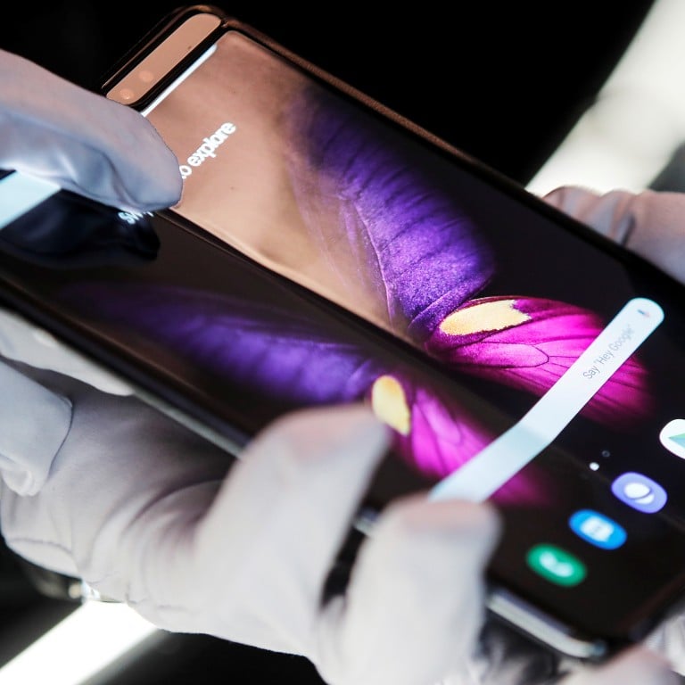 Samsung has high expectations for its Galaxy Fold 5G smartphone seen being presented at the IFA consumer tech fair in Berlin, Germany on September 6. Photo: Reuters