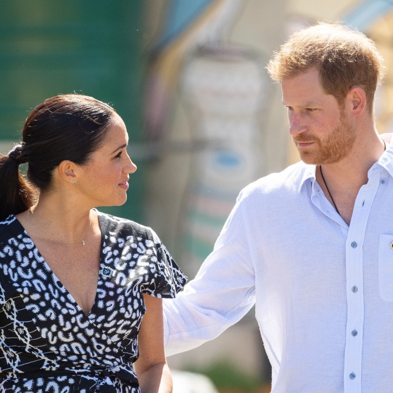 Prince Harry, the Duke of Sussex and his wife Meghan, visited the township of Nyanga on the first day of their Africa trip. Photo: PA Wire/DPA