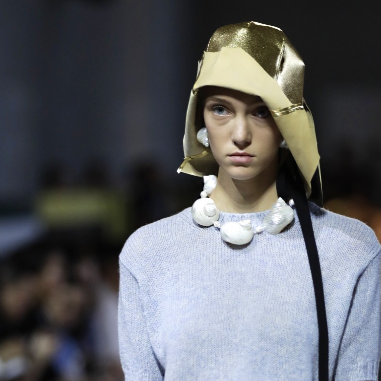 Prada showed off its Spring/Summer 2020 collection Milan Fashion Week in Milan, Italy, highlighting sustainable and eco-friendly looks. Photo: Luca Bruno/Associated Press