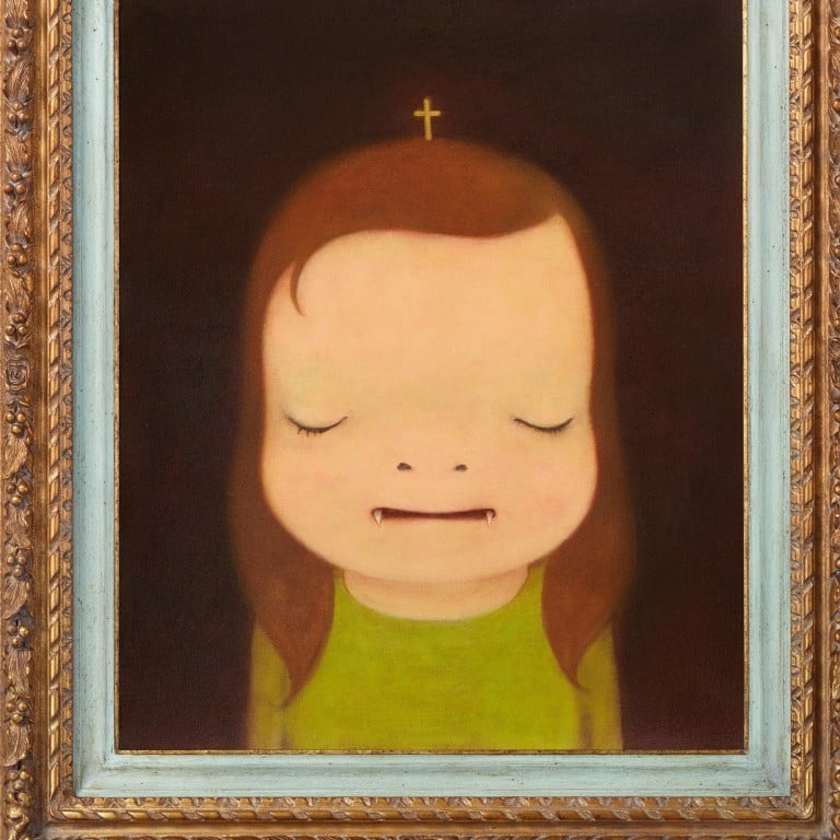 Nara Yoshimoto’s ethereal pop art work Midnight Vampire is estimated to sell for HK$18 to HK$25 million at the China Guardian Hong Kong Autumn Auction.