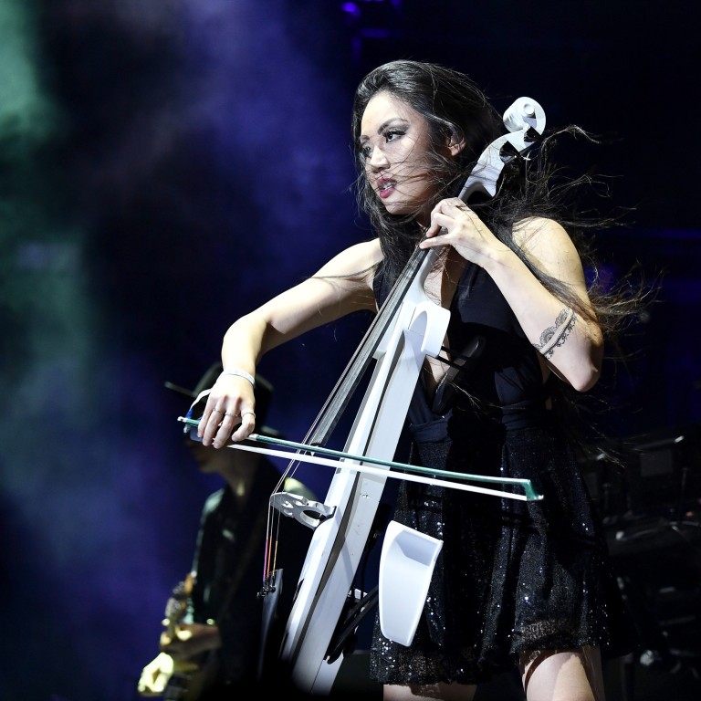 Grammy Award- and Brit Award-nominee Tina Guo performed with Hans Zimmer at Coachella Valley Music and Arts festival in April. She will join Zimmer again at the Hans Zimmer Live On Tour show at the Hong Kong Convention and Exhibition Centre. Photo: Frazer Harrison/Getty Images for Coachella/Agence France-Presse