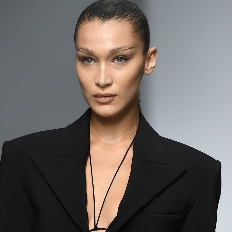Fashion editors were left scrambling for their smartphones after supermodel Bella Hadid made a bold entrance, presenting for Mugler at Paris Fashion Week. Photo: AFP
