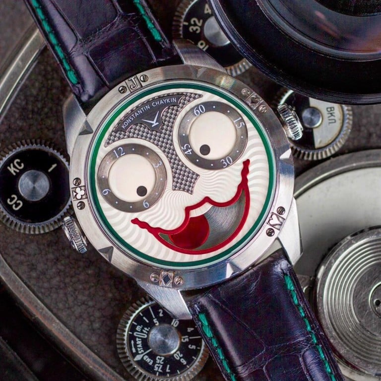 The Joker is a whimsical timepiece by Russian independent watchmaker Konstantin Chaykin.