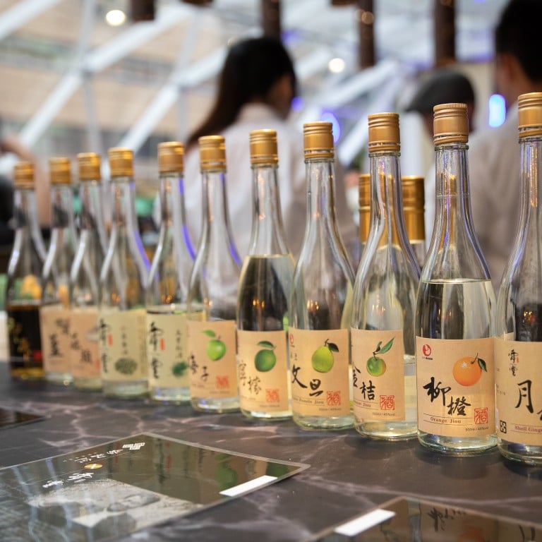 The Shung Tang Distillery is trying to alter negative perceptions of Taiwan’s own drink, the fiery Gaoliang, by marketing expressions infused with different fruits, spices and vegetables. Photo: CCFunStudio