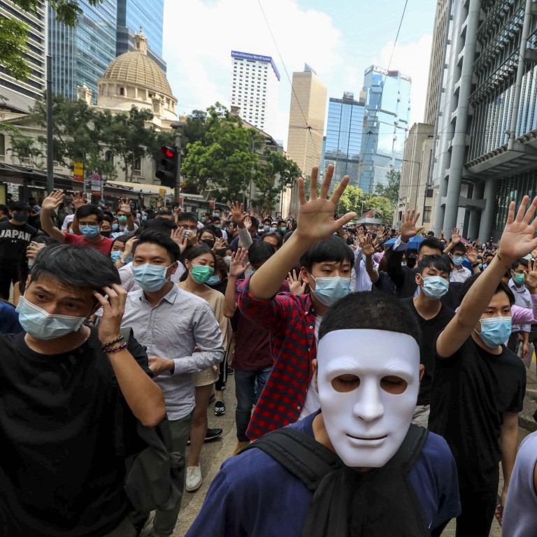 Traffic at standstill as thousands again take to streets in Hong Kong