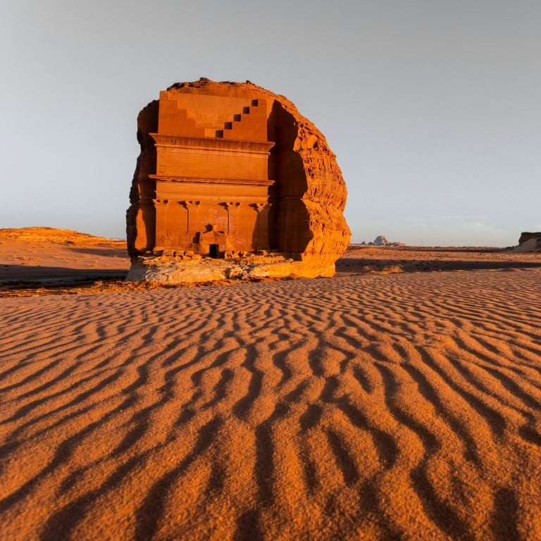 Qasr al-Farid, the ‘lonely castle’, in Mada’in Saleh, Saudi Arabia. Aman Resorts International will open a hotel in Saudi Arabia in 2023, its first venture in the Middle East.