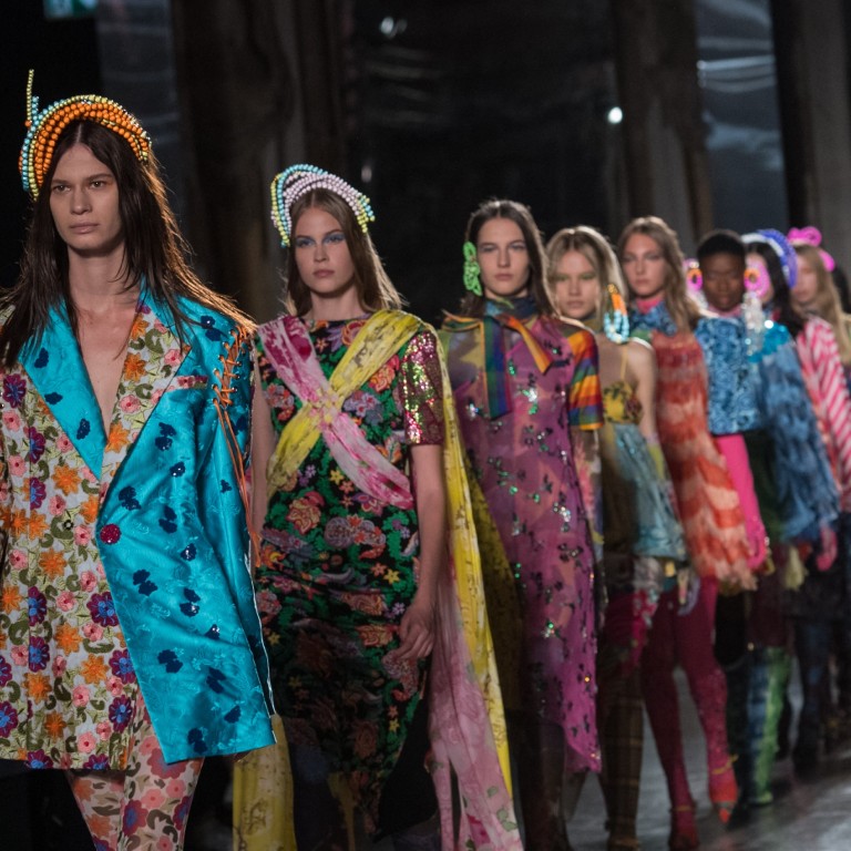 Shuting Qiu describes her flamboyant aesthetic and craftsmanship on show at Milan Fashion Week as ‘modern couture’.