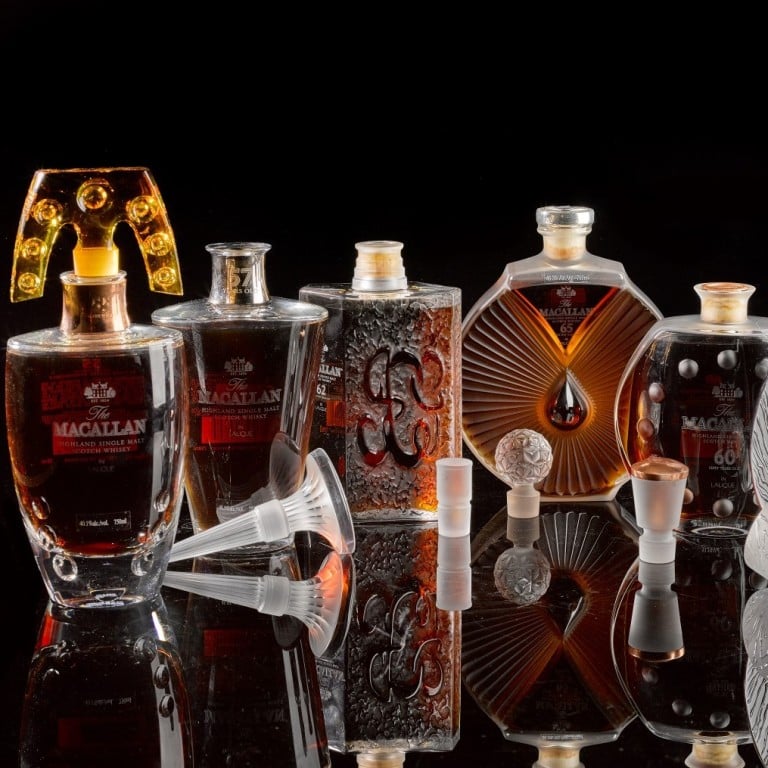 Two full sets of the Lalique Edition Six Pillars Collection will be auctioned in London, each in a bespoke walnut cabinet. Sotheby’s estimates each should fetch £300,000 to £450,000 (US$376,000 to US$564,000).